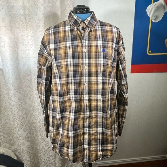 Cinch Western Cowboy Button Up Shirt Mens XL Cotton - Picture 1 of 4